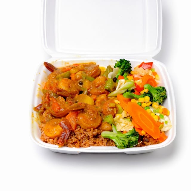 Curried Shrimp.