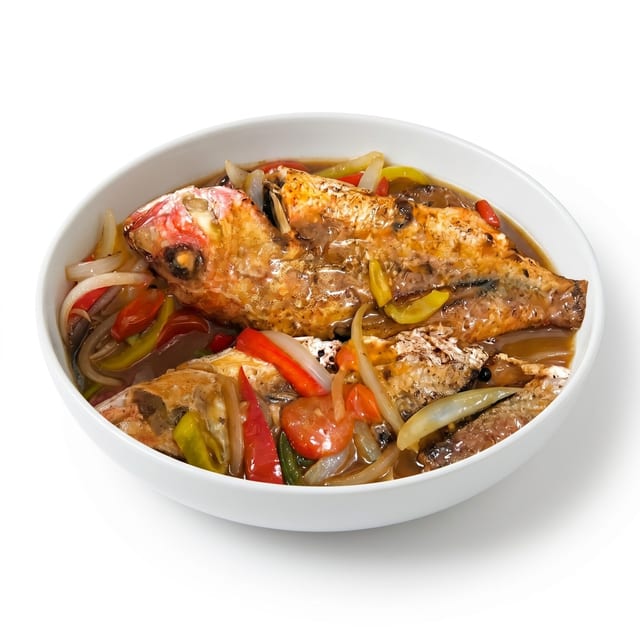 Brown Stew Fish.